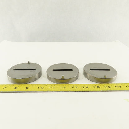 .250 x 2.000 + CNC Turret Rectangle Slot Cutting Die Mixed Tolerance Lot Of 3
