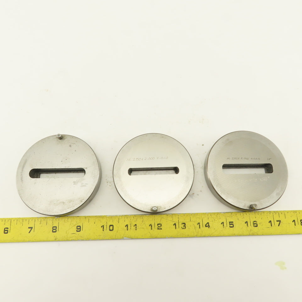 .250 x 2.000 + CNC Turret Rectangle Slot Cutting Die Mixed Tolerance Lot Of 3