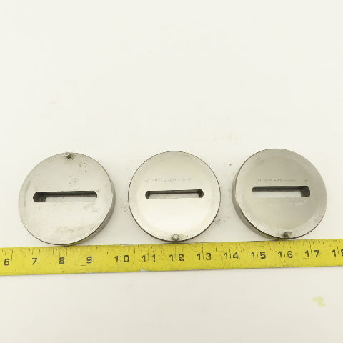 .250 x 2.000 + CNC Turret Rectangle Slot Cutting Die Mixed Tolerance Lot Of 3