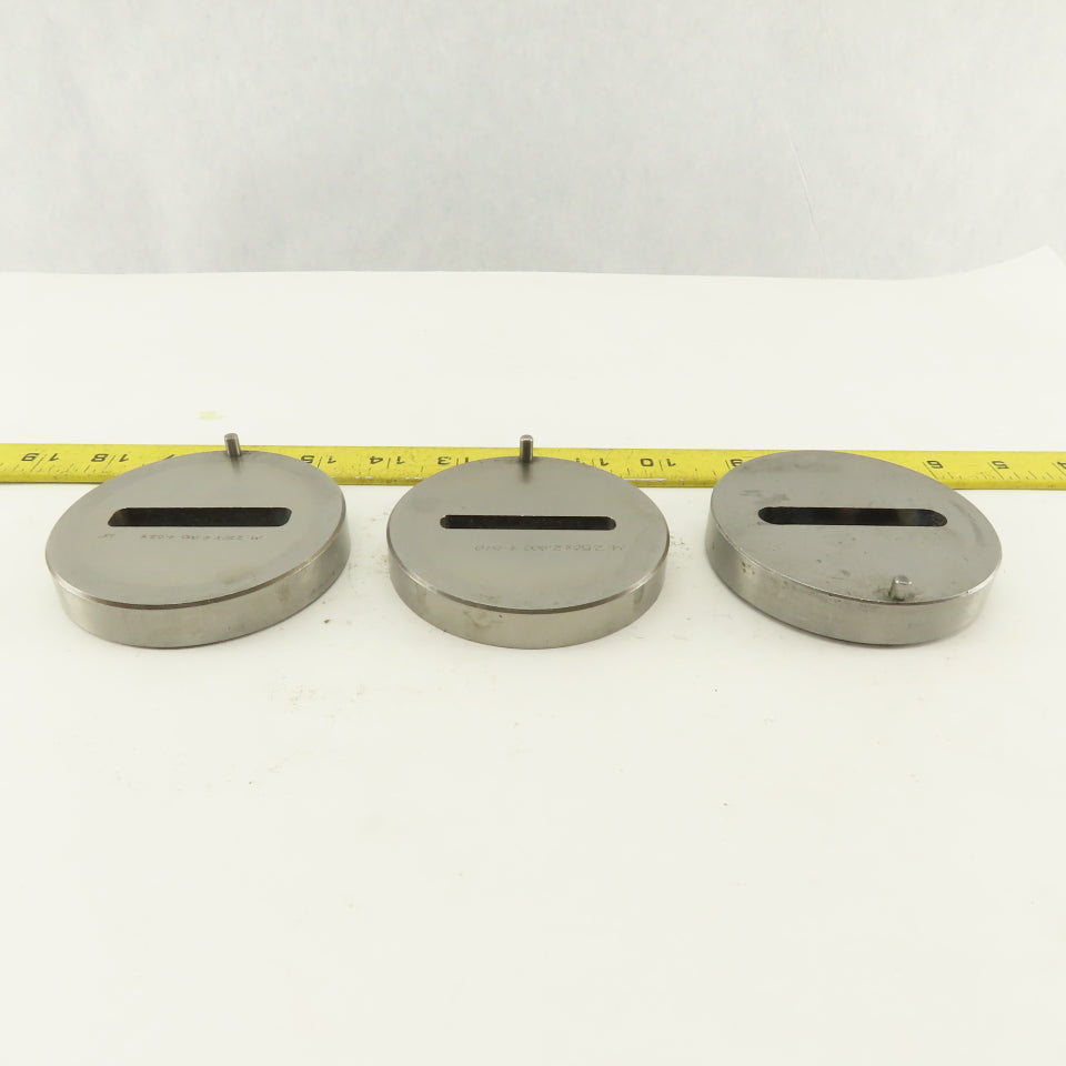 .250 x 2.000 + CNC Turret Rectangle Slot Cutting Die Mixed Tolerance Lot Of 3