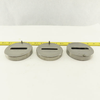 .250 x 2.000 + CNC Turret Rectangle Slot Cutting Die Mixed Tolerance Lot Of 3