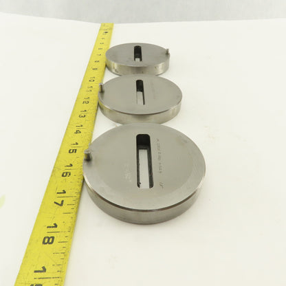.250 x 2.000 + CNC Turret Rectangle Slot Cutting Die Mixed Tolerance Lot Of 3