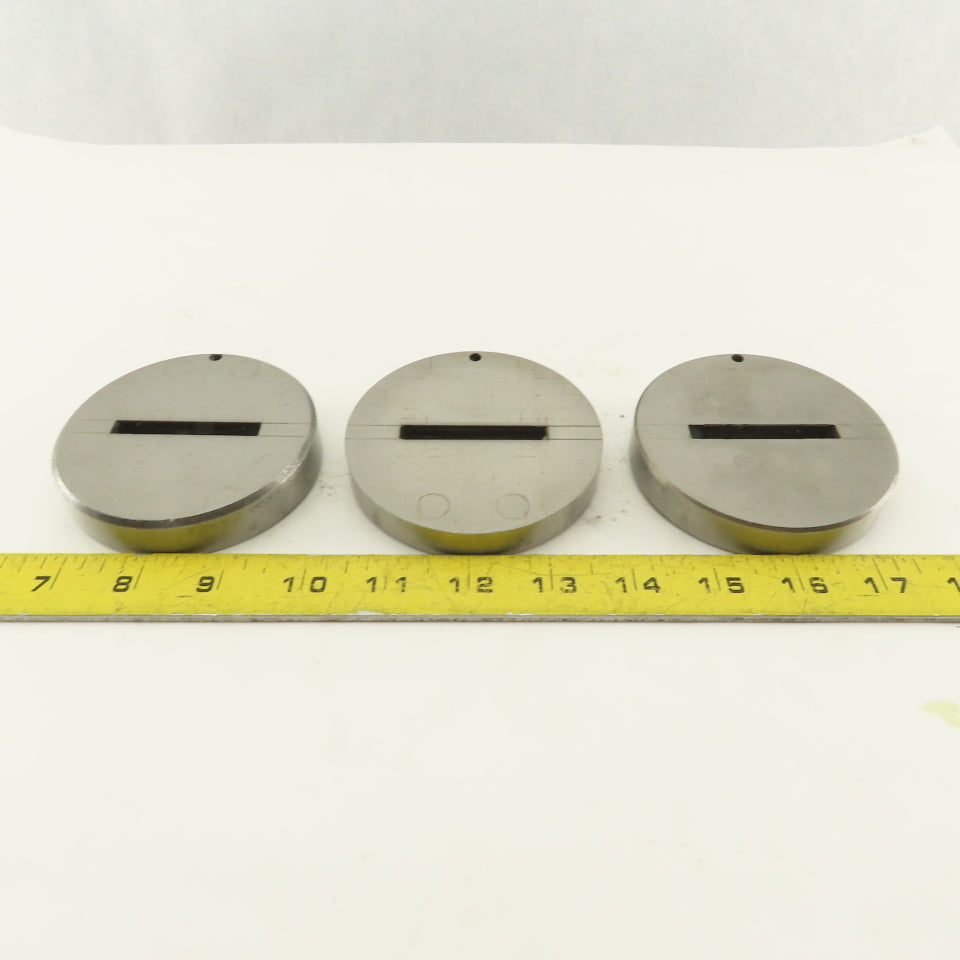 .250 x 2.000 + CNC Turret Rectangle Slot Cutting Die Mixed Tolerance Lot Of 3