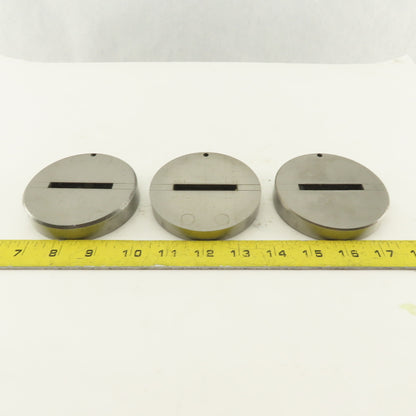 .250 x 2.000 + CNC Turret Rectangle Slot Cutting Die Mixed Tolerance Lot Of 3