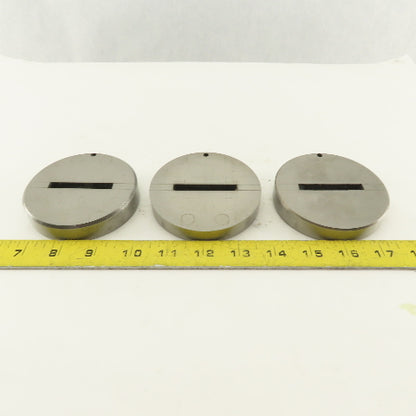 .250 x 2.000 + CNC Turret Rectangle Slot Cutting Die Mixed Tolerance Lot Of 3