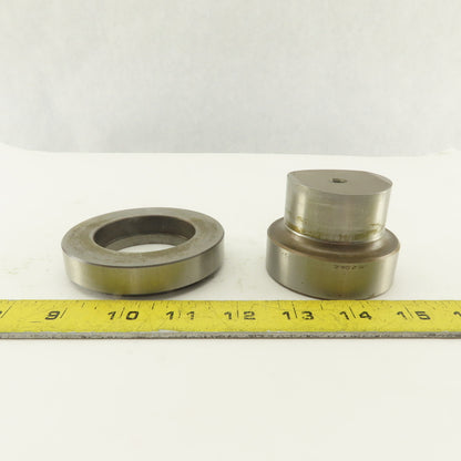 2.062 + .014 Round Hole Die CNC Turret Punch Shank 2.750 Lot Of 2