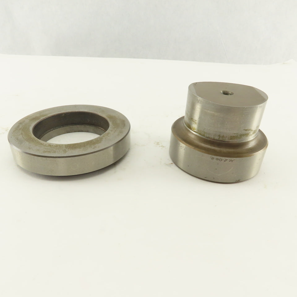 2.062 + .014 Round Hole Die CNC Turret Punch Shank 2.750 Lot Of 2