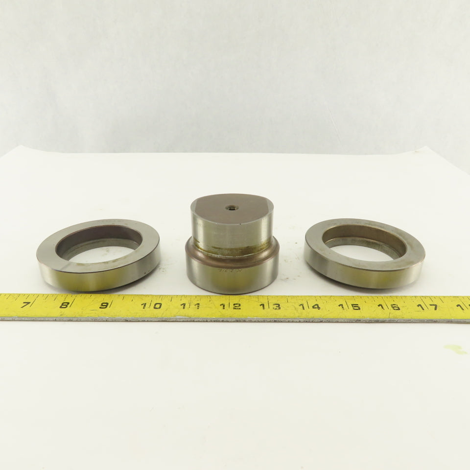 2.312 + Tol Round Hole Die CNC Turret Punch Shank 2.750 Lot Of 3