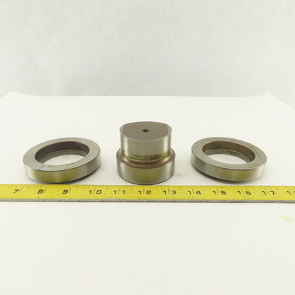 2.312 + Tol Round Hole Die CNC Turret Punch Shank 2.750 Lot Of 3