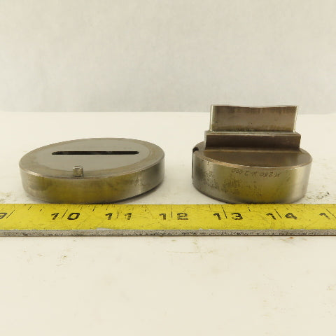 .250 x 2.000 + .014 Rectangle Hole Die CNC Turret Punch Shank 2.750 Lot Of 2