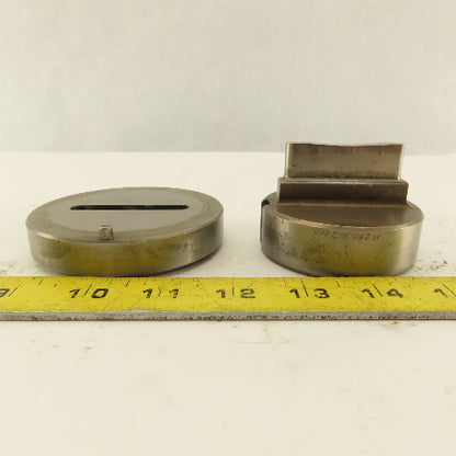.250 x 2.000 + .014 Rectangle Hole Die CNC Turret Punch Shank 2.750 Lot Of 2