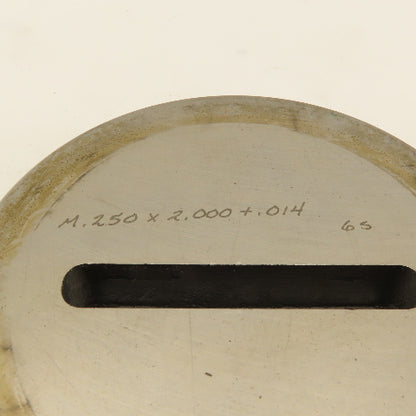 .250 x 2.000 + .014 Rectangle Hole Die CNC Turret Punch Shank 2.750 Lot Of 2