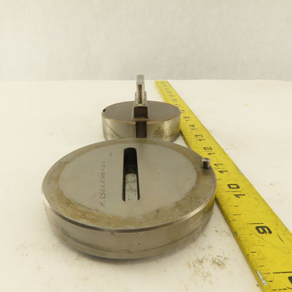 .250 x 2.000 + .014 Rectangle Hole Die CNC Turret Punch Shank 2.750 Lot Of 2