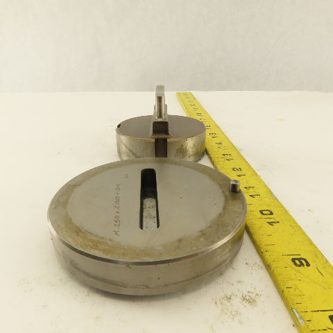 .250 x 2.000 + .014 Rectangle Hole Die CNC Turret Punch Shank 2.750 Lot Of 2