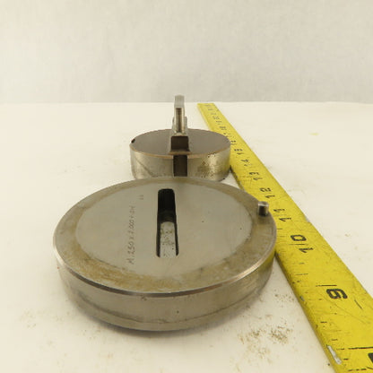 .250 x 2.000 + .014 Rectangle Hole Die CNC Turret Punch Shank 2.750 Lot Of 2