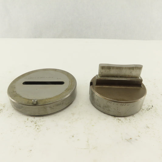 .250 x 2.000 + .014 Rectangle Hole Die CNC Turret Punch Shank 2.750 Lot Of 2