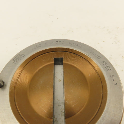 Mate .250 x 2.000 +.042 Rectangle Hole Die CNC Turret Punch Shank 2.750 Lot Of 2