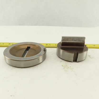Mate .250 x 2.000 +.042 Rectangle Hole Die CNC Turret Punch Shank 2.750 Lot Of 2