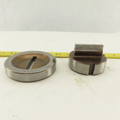 Mate .250 x 2.000 +.042 Rectangle Hole Die CNC Turret Punch Shank 2.750 Lot Of 2