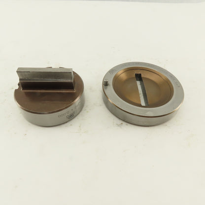 Mate .250 x 2.000 +.042 Rectangle Hole Die CNC Turret Punch Shank 2.750 Lot Of 2