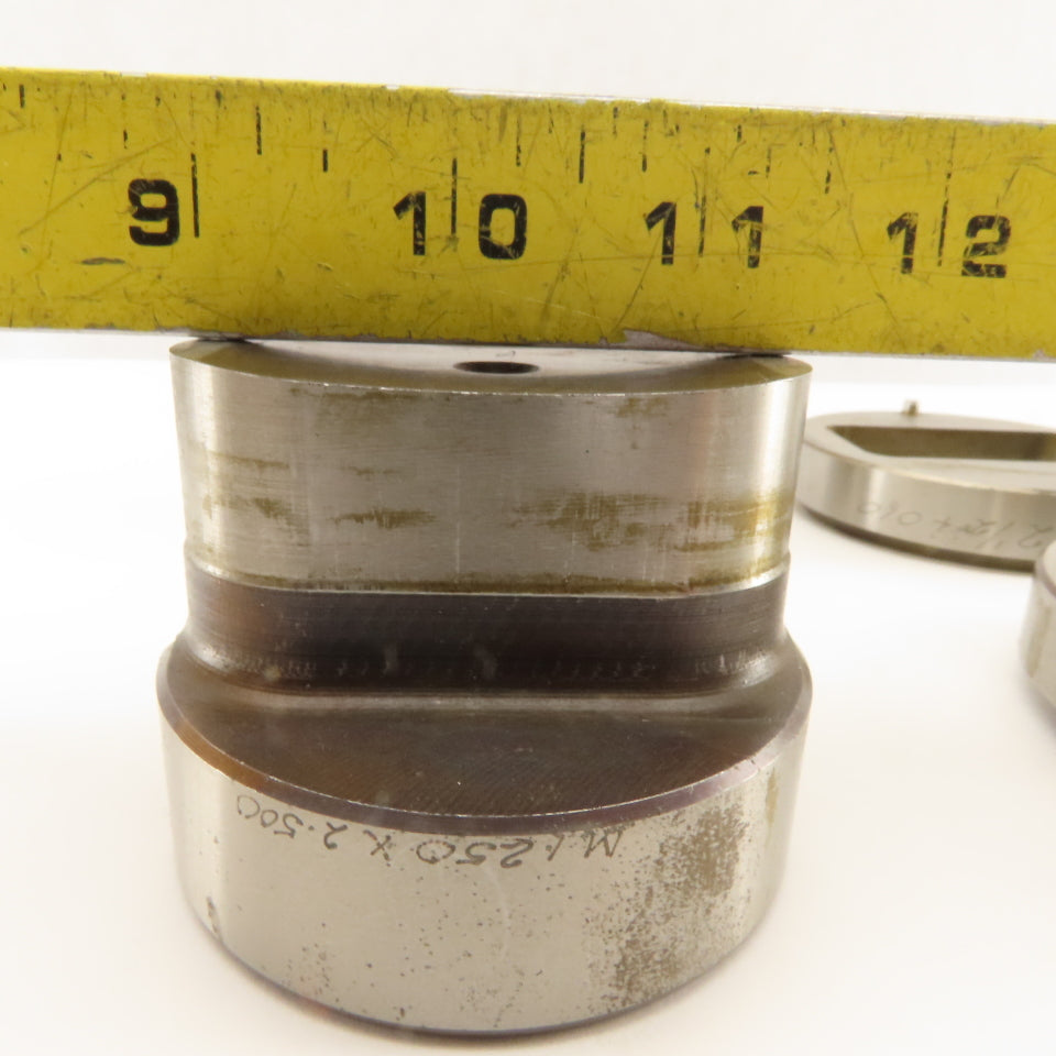 1.250 x 2.500 +Tol Oval Hole Die CNC Turret Punch Shank 2.750 Lot Of 4