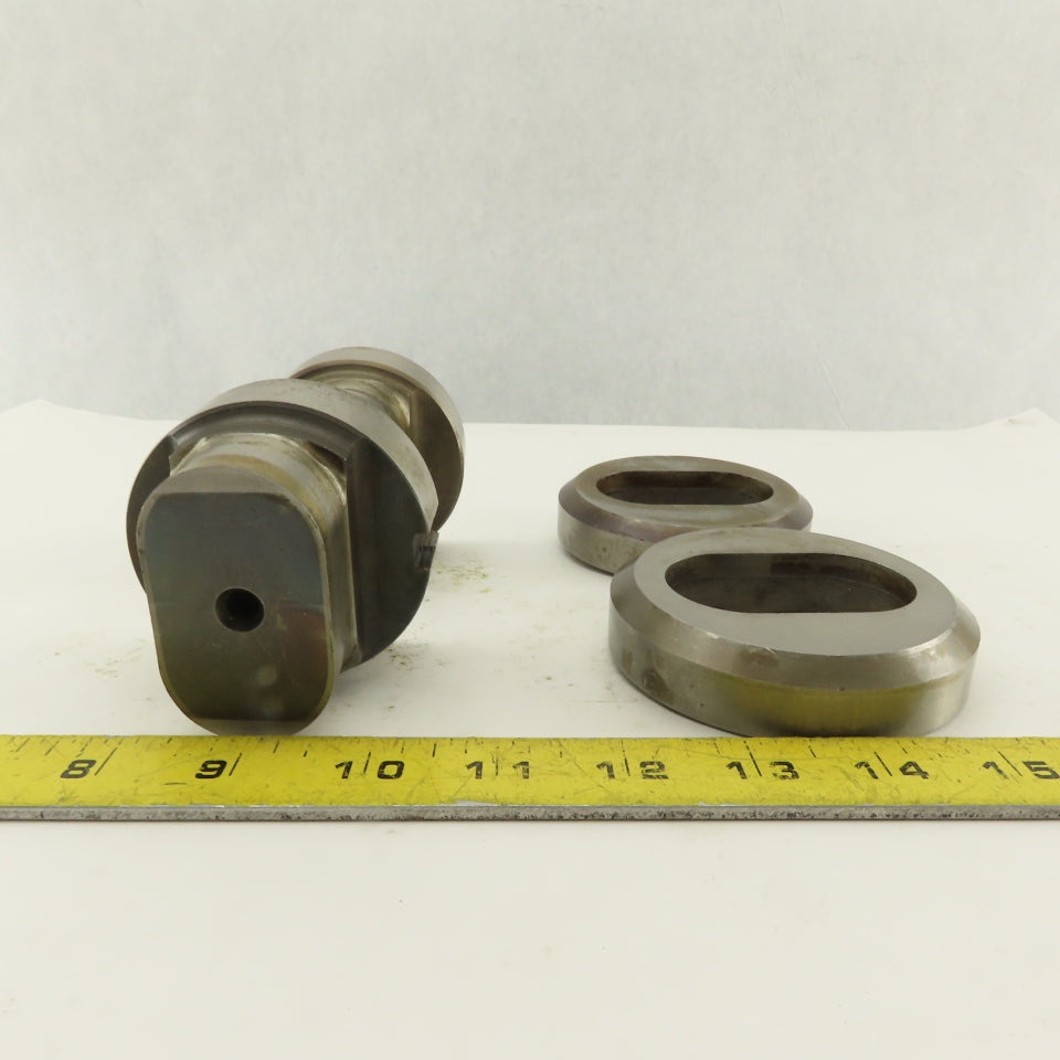 1.425 x 2.425 + Tol  Oval Hole Die CNC Turret Punch Shank 2.750 Lot Of 4