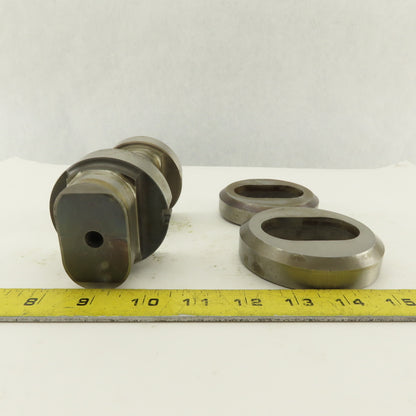 1.425 x 2.425 + Tol  Oval Hole Die CNC Turret Punch Shank 2.750 Lot Of 4