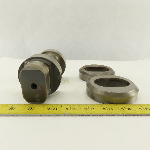 1.425 x 2.425 + Tol  Oval Hole Die CNC Turret Punch Shank 2.750 Lot Of 4
