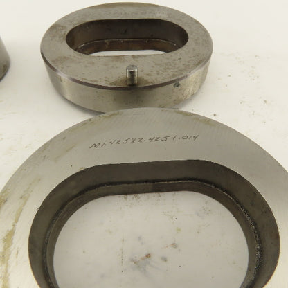 1.425 x 2.425 + Tol  Oval Hole Die CNC Turret Punch Shank 2.750 Lot Of 4