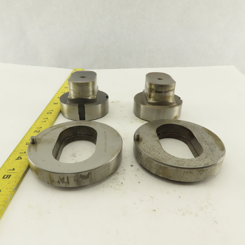 1.425 x 2.425 + Tol  Oval Hole Die CNC Turret Punch Shank 2.750 Lot Of 4