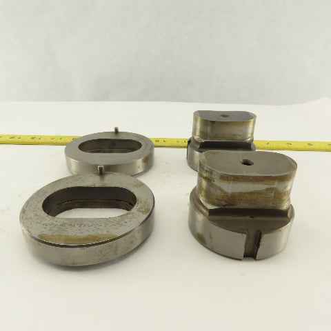 1.425 x 2.425 + Tol  Oval Hole Die CNC Turret Punch Shank 2.750 Lot Of 4