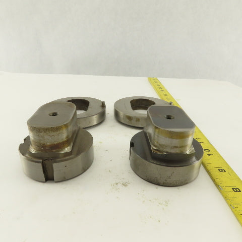 1.425 x 2.425 + Tol  Oval Hole Die CNC Turret Punch Shank 2.750 Lot Of 4