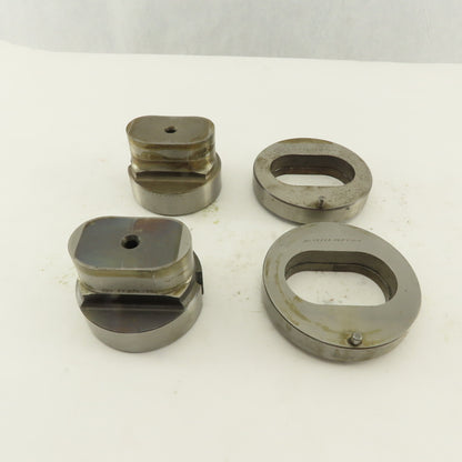 1.425 x 2.425 + Tol  Oval Hole Die CNC Turret Punch Shank 2.750 Lot Of 4