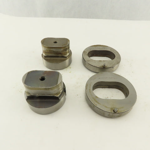 1.425 x 2.425 + Tol  Oval Hole Die CNC Turret Punch Shank 2.750 Lot Of 4