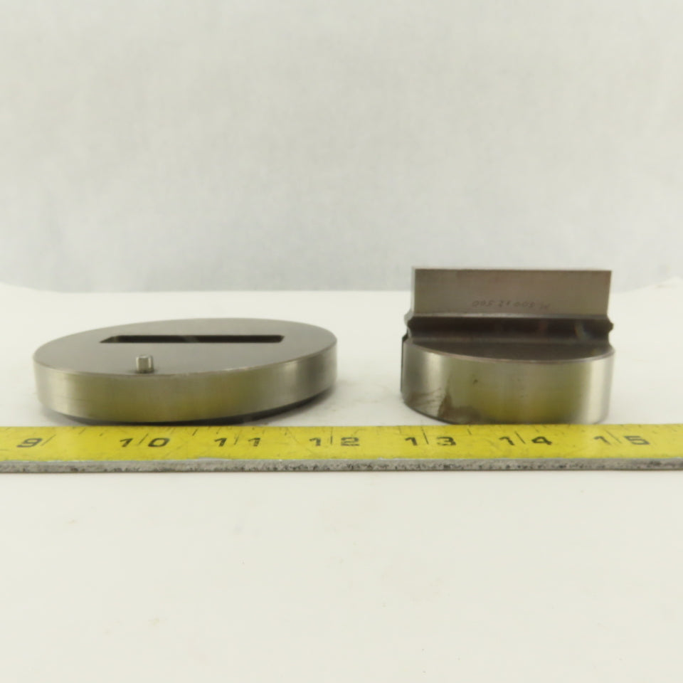 .500 x 2.500 +.014 Rectangle Hole Die CNC Turret Punch Shank 2.750 Lot Of 2