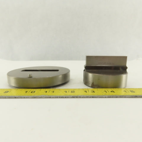 .500 x 2.500 +.014 Rectangle Hole Die CNC Turret Punch Shank 2.750 Lot Of 2