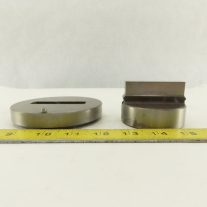 .500 x 2.500 +.014 Rectangle Hole Die CNC Turret Punch Shank 2.750 Lot Of 2