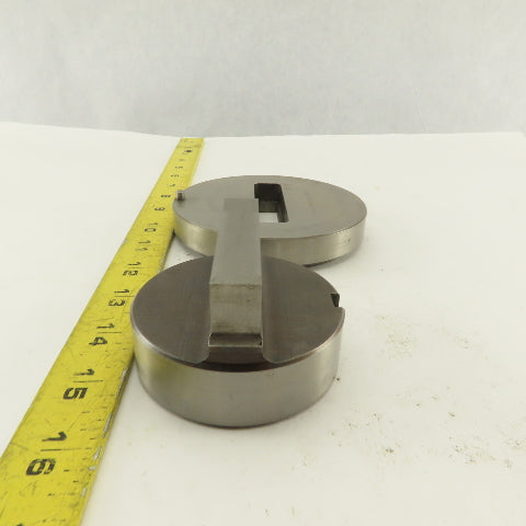 .500 x 2.500 +.014 Rectangle Hole Die CNC Turret Punch Shank 2.750 Lot Of 2