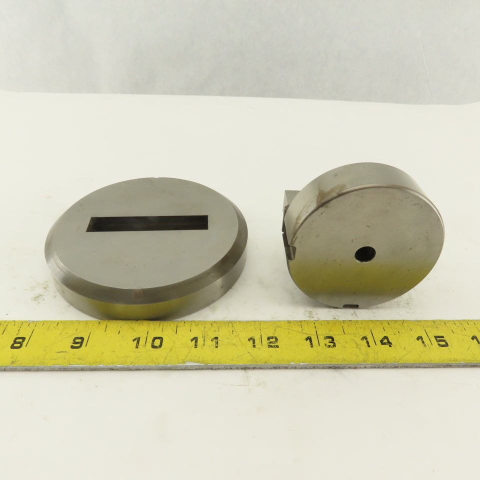 .500 x 2.500 +.014 Rectangle Hole Die CNC Turret Punch Shank 2.750 Lot Of 2