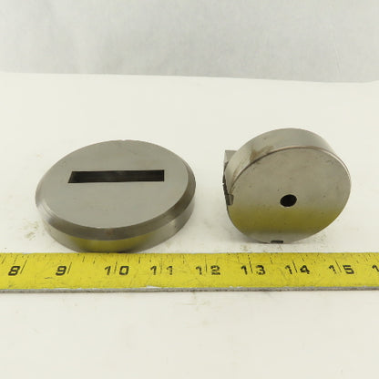 .500 x 2.500 +.014 Rectangle Hole Die CNC Turret Punch Shank 2.750 Lot Of 2
