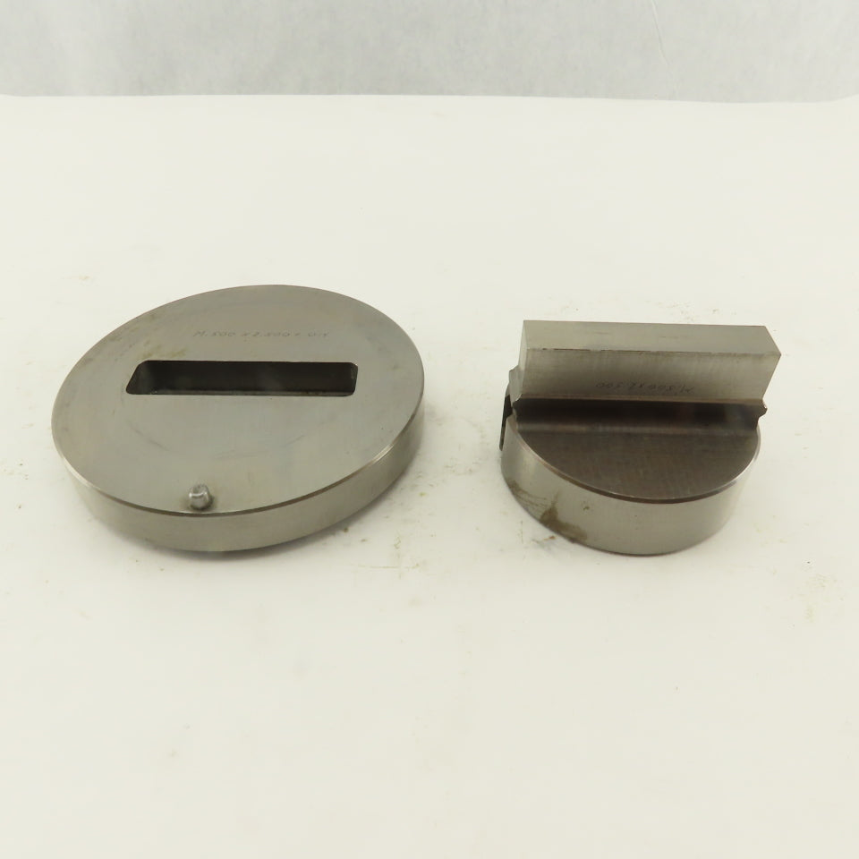 .500 x 2.500 +.014 Rectangle Hole Die CNC Turret Punch Shank 2.750 Lot Of 2
