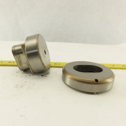 1.312 x 2.000 +.024 Oval Hole Die CNC Turret Punch Shank 2.750 Lot Of 2