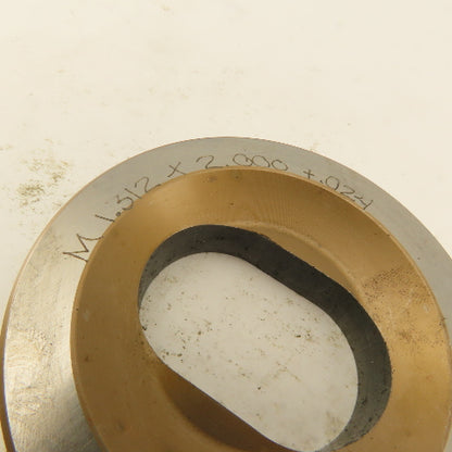 1.312 x 2.000 +.024 Oval Hole Die CNC Turret Punch Shank 2.750 Lot Of 2