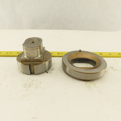 1.312 x 2.000 +.024 Oval Hole Die CNC Turret Punch Shank 2.750 Lot Of 2