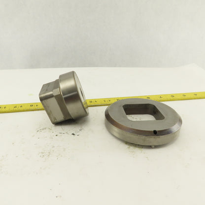 2.000 Act. Rounded Square Hole .350 Radius Die CNC Turret Punch Shank 2.750 Lt/2