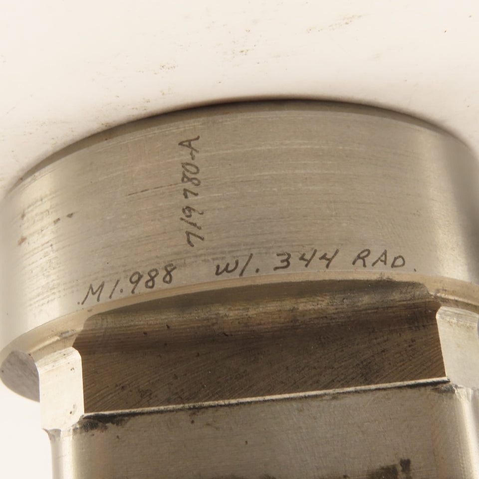 2.000 Act. Rounded Square Hole .350 Radius Die CNC Turret Punch Shank 2.750 Lt/2
