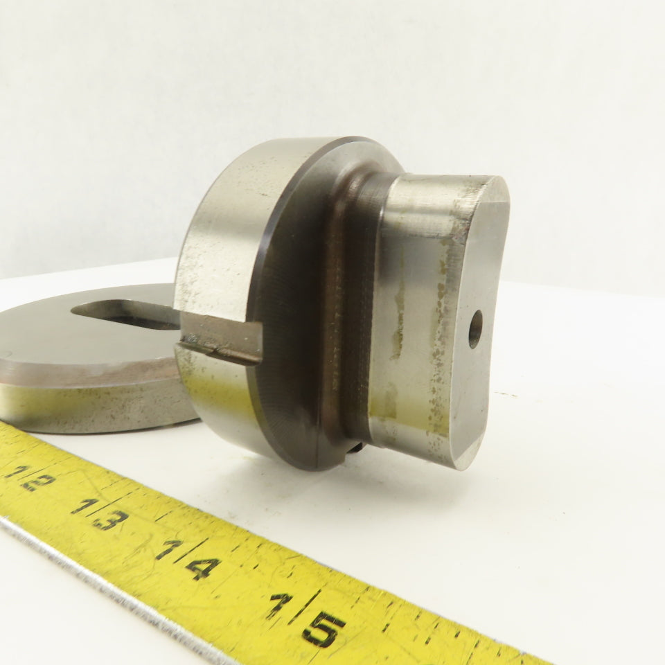 1.000 x 2.500 + .012 Oval Hole Die CNC Turret Punch Shank 3.125 Lot Of 2
