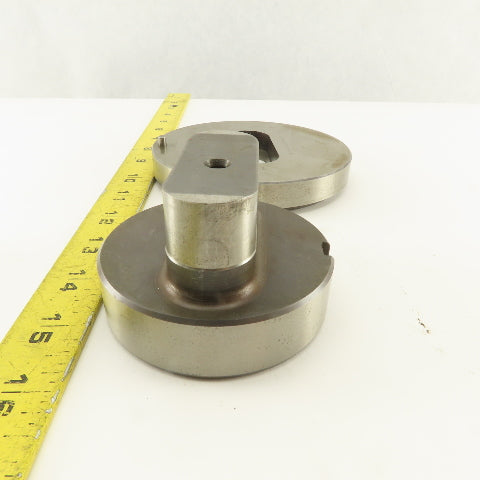 1.000 x 2.500 + .012 Oval Hole Die CNC Turret Punch Shank 3.125 Lot Of 2