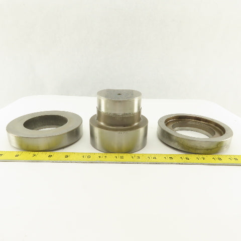 3.000 + Tol Round Hole Die CNC Turret Punch Shank 4.125 Lot Of 2