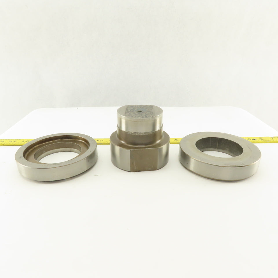 3.000 + Tol Round Hole Die CNC Turret Punch Shank 4.125 Lot Of 2